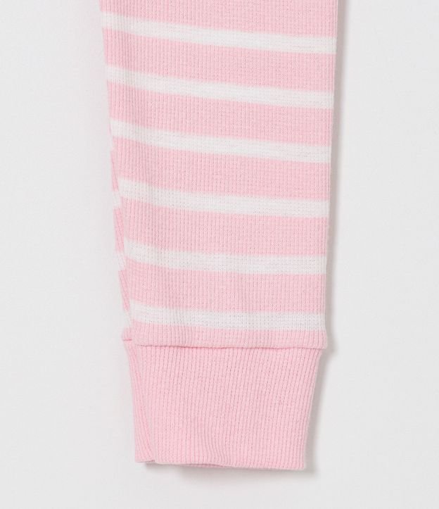 Pantalón de Pijama Infantil en Ribana Rayada - Talle 1 a 14 años 3
