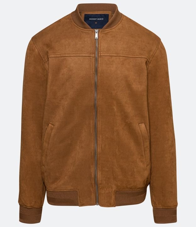 Chaqueta Bomber Lisa con Bolsillo 9