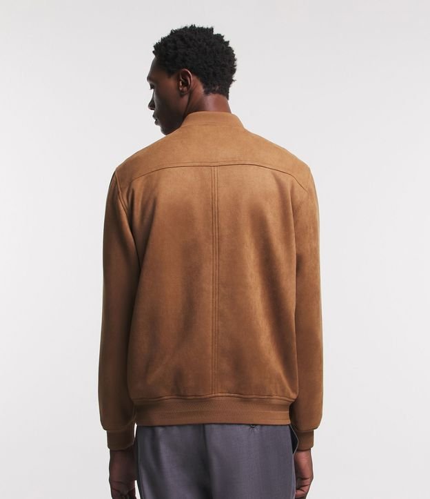 Chaqueta Bomber Lisa con Bolsillo 7