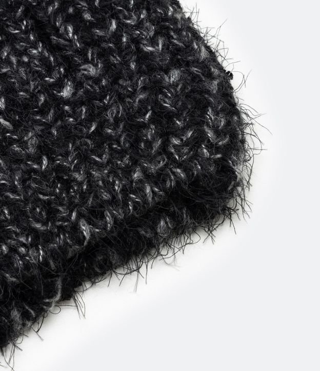 Gorro de Punto Mezclado con Pompón 3