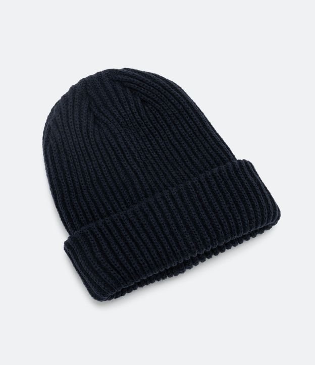 Gorro Básico Acanalado Plegado