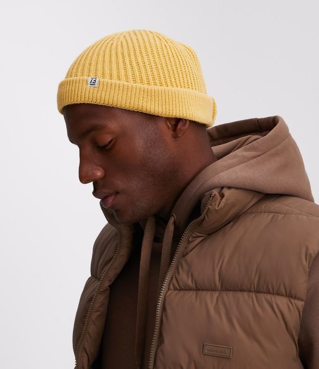 Gorro Leñador en Lana Acrílica con Dobra y Sin Costura 1