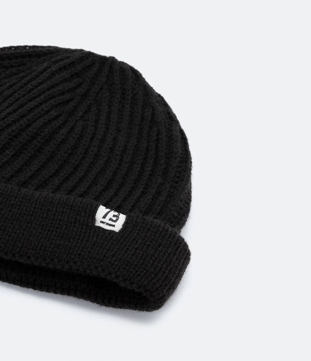 Gorro Leñador en Lana Acrílica con Dobra y Sin Costura 4