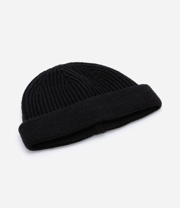 Gorro Leñador en Lana Acrílica con Dobra y Sin Costura 7