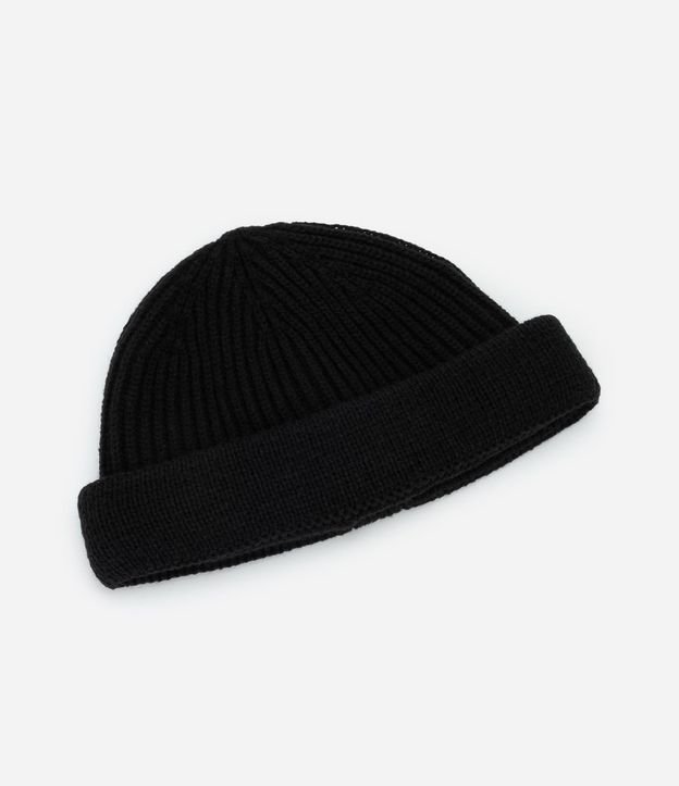 Gorro Leñador en Lana Acrílica con Dobra y Sin Costura 9