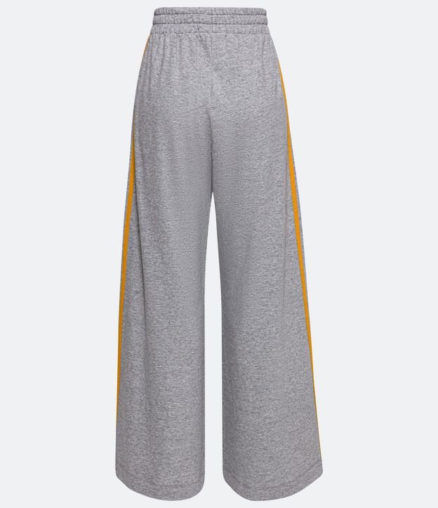 Pantalón Pantalona en Algodón con Rayas Laterales 7