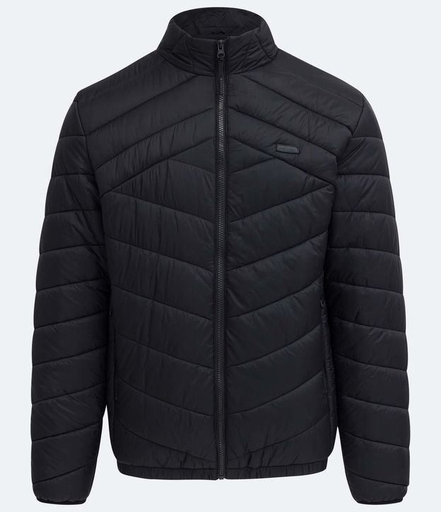 Campera Ultraligera en Poliamida con Textura Enviesada