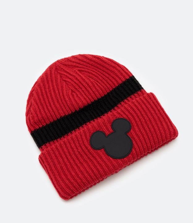 Gorro Acanelado con Patch del Mickey