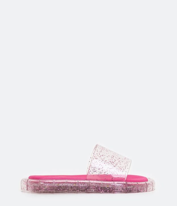 Chancla Slider Infantil com Glitter e Suela Diferenciada