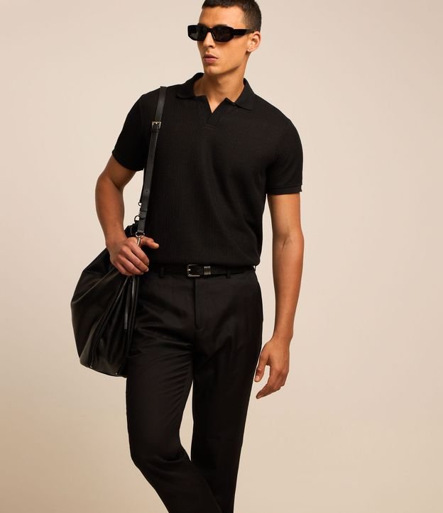 Pantalón Social Slim en Poliviscose con Bolsillos 4