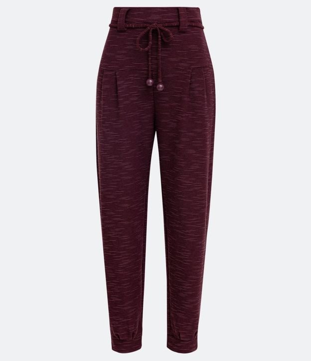 Pantalón Jogger en Malla Flamê Texturizada con Pala Largo 6