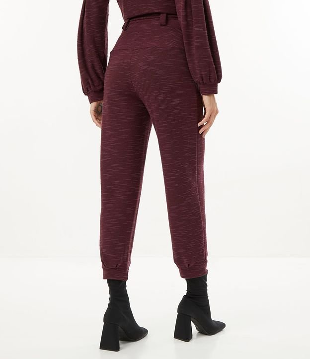 Pantalón Jogger en Malla Flamê Texturizada con Pala Largo 3