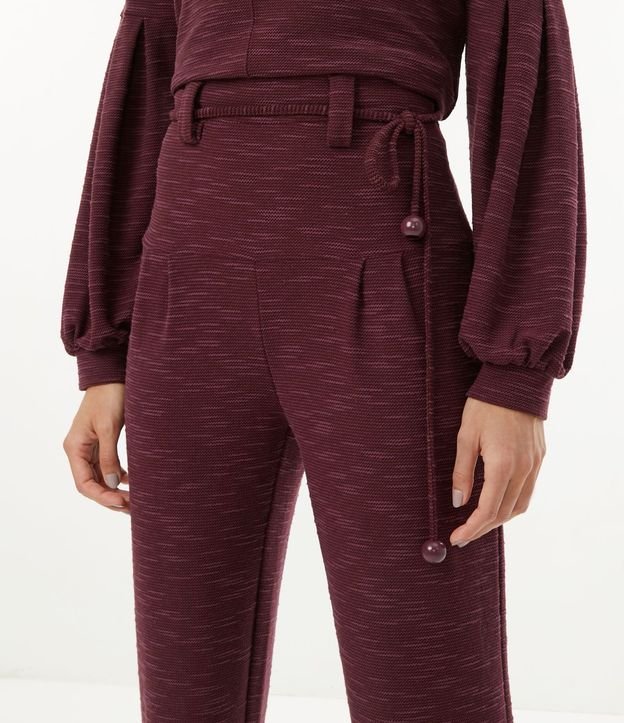 Pantalón Jogger en Malla Flamê Texturizada con Pala Largo 5