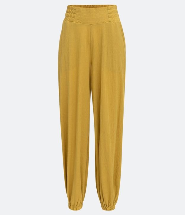 Pantalón Harem en Orly con Cintura Mediana y Cintura Ancha Elástico 5