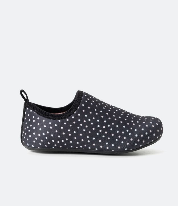 Zapatilla Infantil Embogama con Estampado Lunares y Calce Fácil