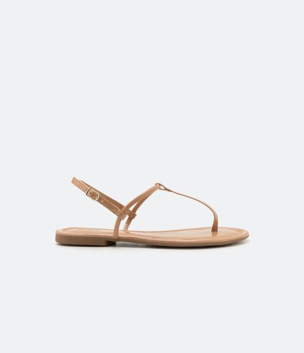 Sandalia Plana con Tiras Finas y Salto Flat