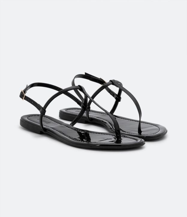 Sandalia Plana con Tiras Finas y Salto Flat 4