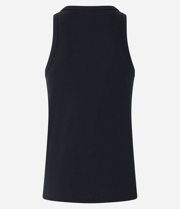 Musculosa Regular Básica en Rib de Algodón 7