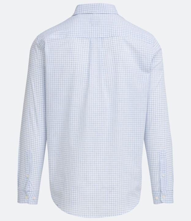 Camisa Comfort Manga Larga con Estampado de Cuadros Grid 7