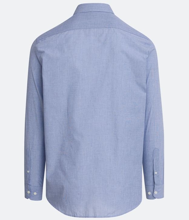 Camisa Comfort en Algodón con Textura Hilo a Hilo 9