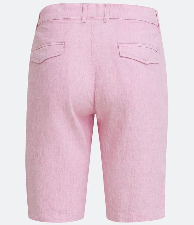 Bermuda Slim Texturizada en Lino con Algodón 8