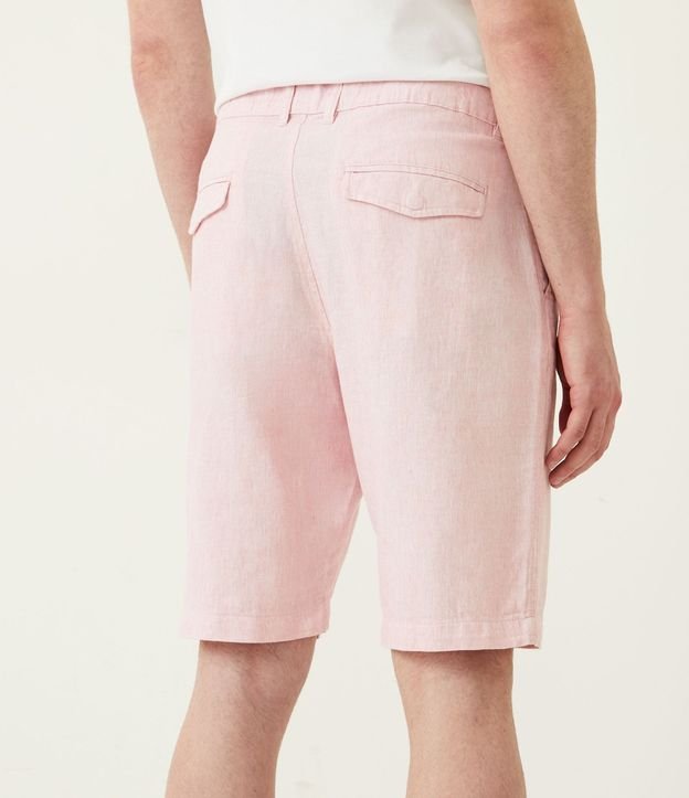 Bermuda Slim Texturizada en Lino con Algodón 3