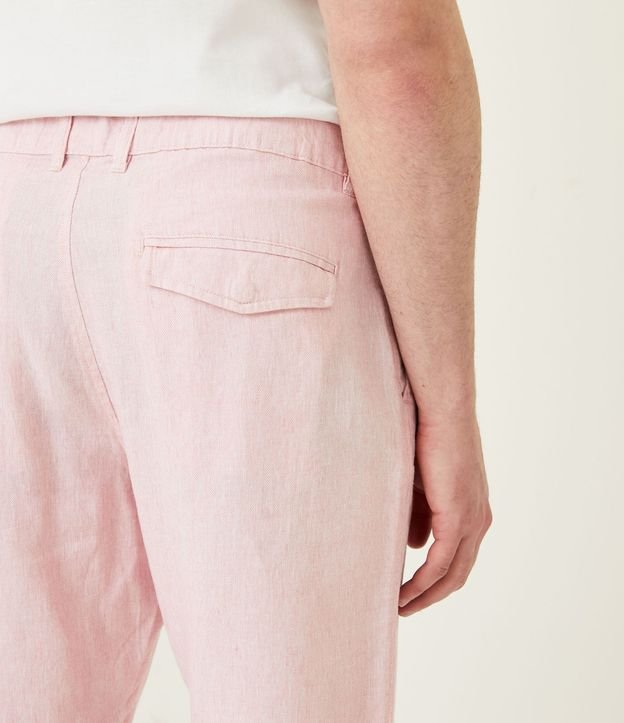 Bermuda Slim Texturizada en Lino con Algodón 5