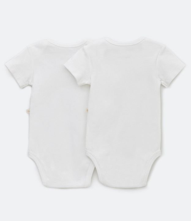 Kit 02 Bodies Infantil en Suedine Básico - Talle RN a 18 meses 2