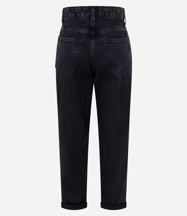 Pantalón Mom Jeans con Bolsos y Bajo Plegado 7