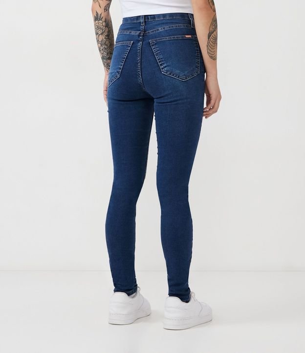 Pantalón Skinny en Jeans con Cintura Alta 3
