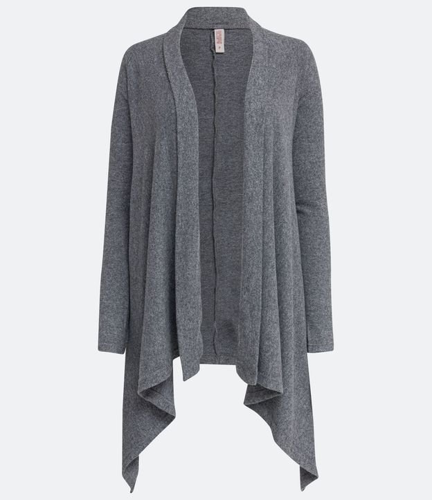 Cardigan en Tejido de Punto con Puntas en la Barra 6