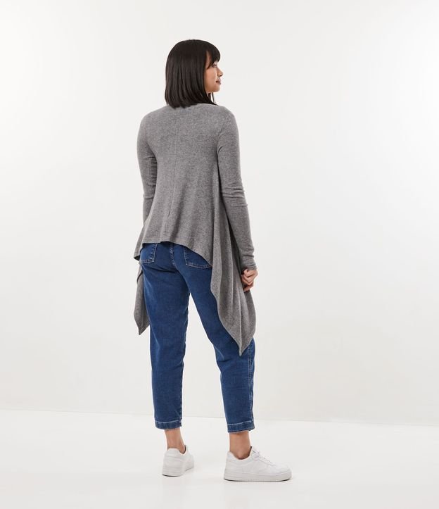 Cardigan en Tejido de Punto con Puntas en la Barra 3