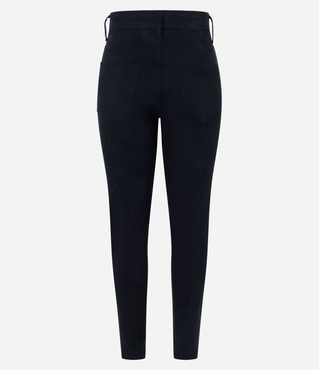 Pantalón Skinny Básica en Sarga con Cintura Mediana y Bolsillos 5