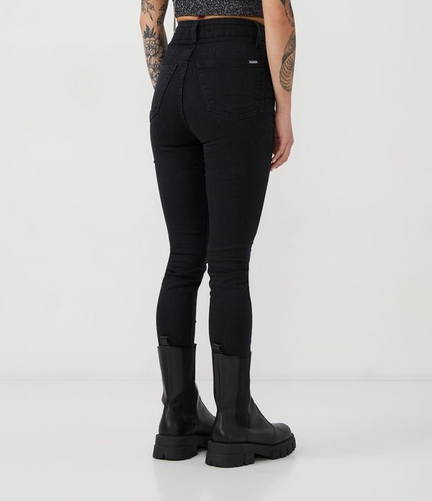 Pantalón Skinny Jeans con Cintura Alta y Bolsillos 4