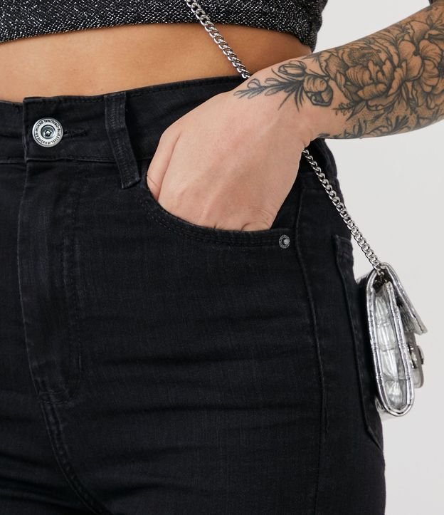 Pantalón Skinny Jeans con Cintura Alta y Bolsillos 5