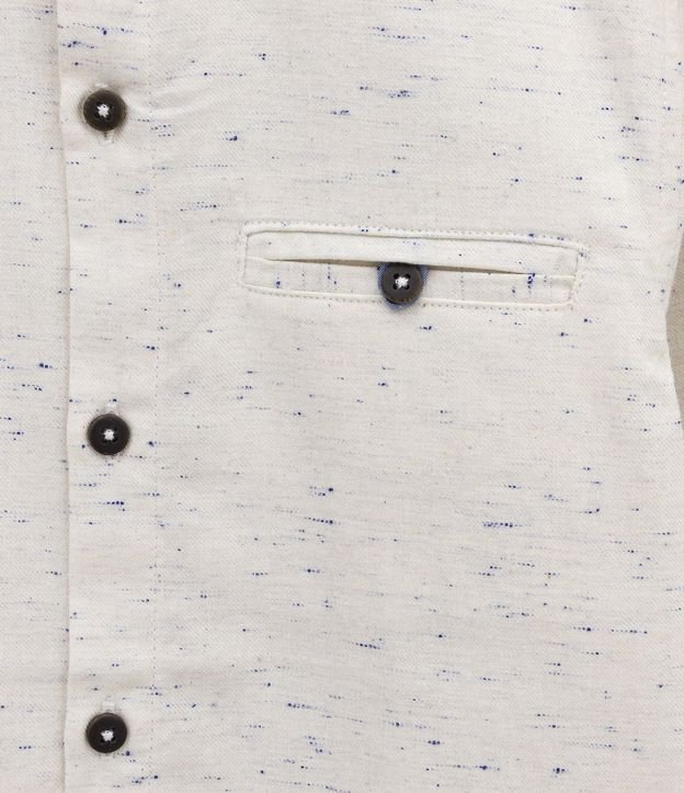 Camisa Infantil con Pequeño Bolsillo y Cuello Mao - Talle 5 a 14 años 3