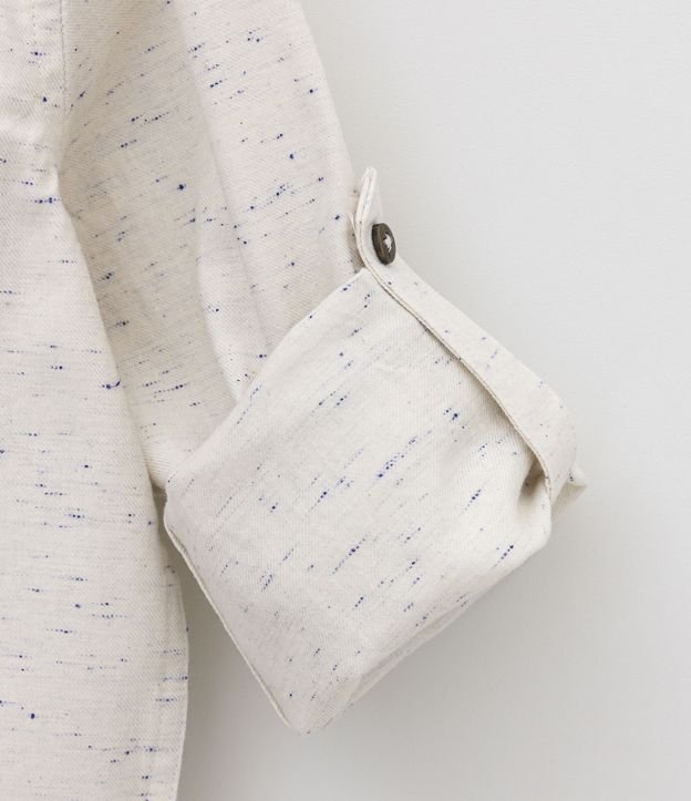 Camisa Infantil con Pequeño Bolsillo y Cuello Mao - Talle 5 a 14 años 4