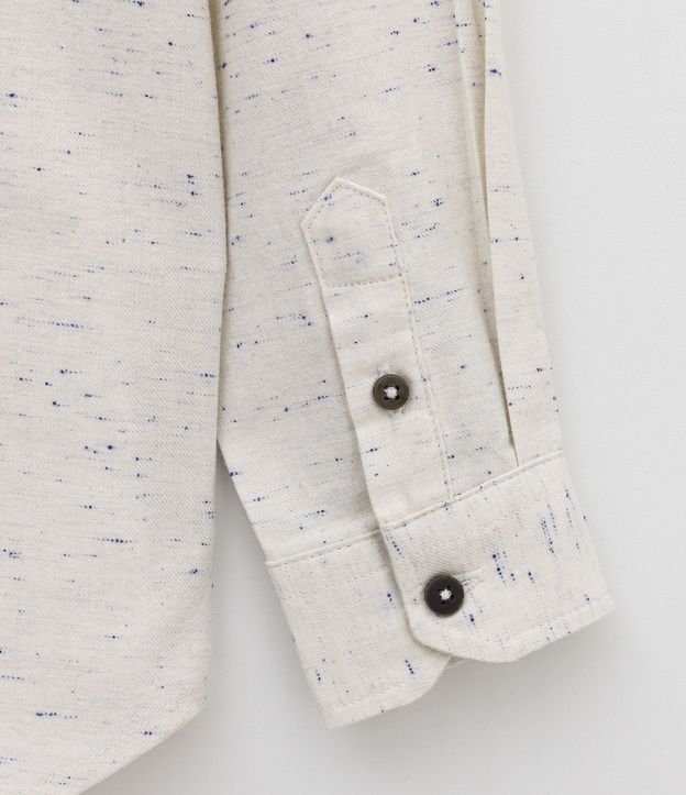 Camisa Infantil con Pequeño Bolsillo y Cuello Mao - Talle 5 a 14 años 5