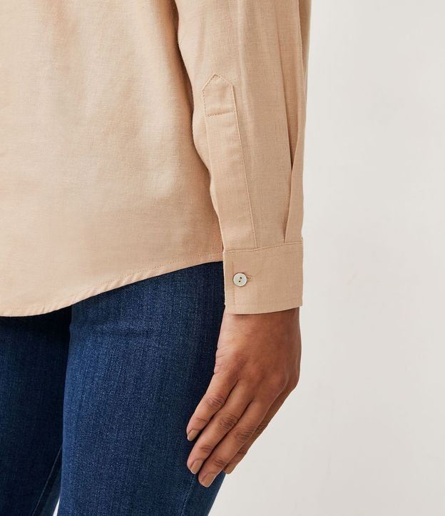 Camisa Básica en Viscolino con Barra Mullet 6