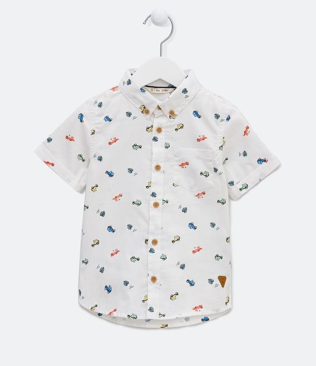 Camisa Infantil Estampado Jeeps - Talle 1 a 5 años