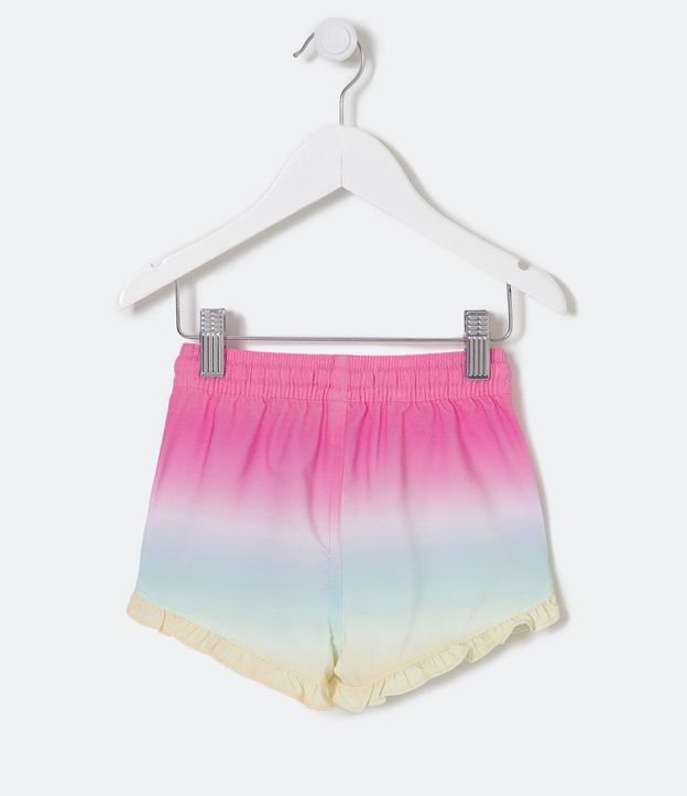 Short Runner Infantil con Estampado Degradado y Volados - Talle 1 a 5 años 2
