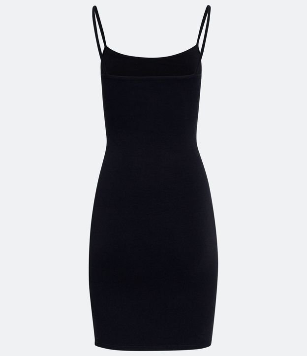 Vestido Corto en Algodón con Breteles Finos 7