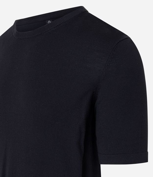 Remera Slim en Viscosa con Manga Corta 2