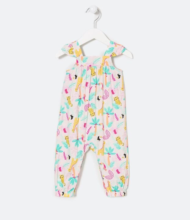 Mono Infantil en Viscosa con Estampado de Animalitos - Talle 0 a 18 meses 2