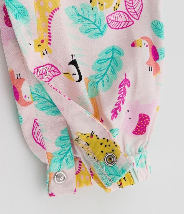 Mono Infantil en Viscosa con Estampado de Animalitos - Talle 0 a 18 meses 4