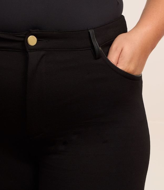 Pantalón Super Skinny en Punto Roma con Bolsillos Curve & Plus Size 4