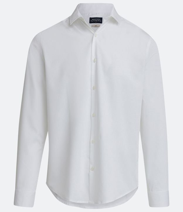 Camisa Slim en Tejido de Bambú Básica 5