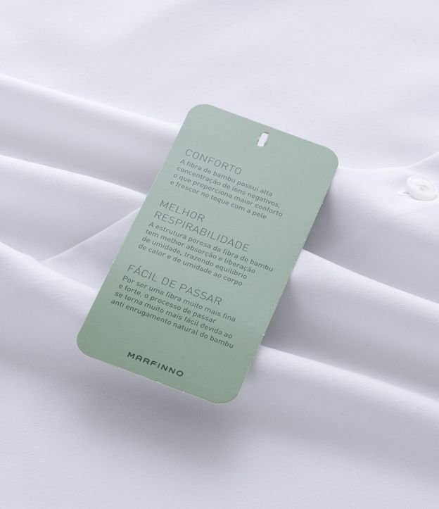 Camisa Slim en Tejido de Bambú Básica 10