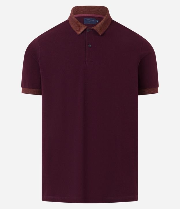 Polo Slim en Algodón con Botones y Detalles Contrastantes 6