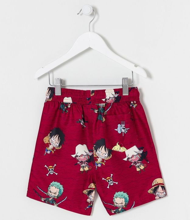 Bermuda de Baño Infantil con Estampado One piece - Talle 5 a 14 años 2